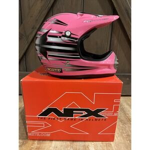 AFX Off Road Helmet FX-86R DOT PINK Youth Large Desert Dirt Bike Off Road